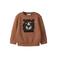 NAME IT MINI sweater met print - donkeroranje