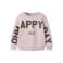 NAME IT MINI sweater met tekst - lichtroze
