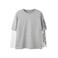 NAME IT KIDS longsleeve met tekst - grijs