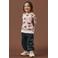 NAME IT MINI sweater met print - lichtroze