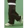 NAME IT MINI babybroek met panterprint - donkerbruin