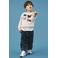 NAME IT MINI sweater met print - ecru