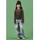 NAME IT KIDS NKFBELLA wide leg jeans met print - blauw