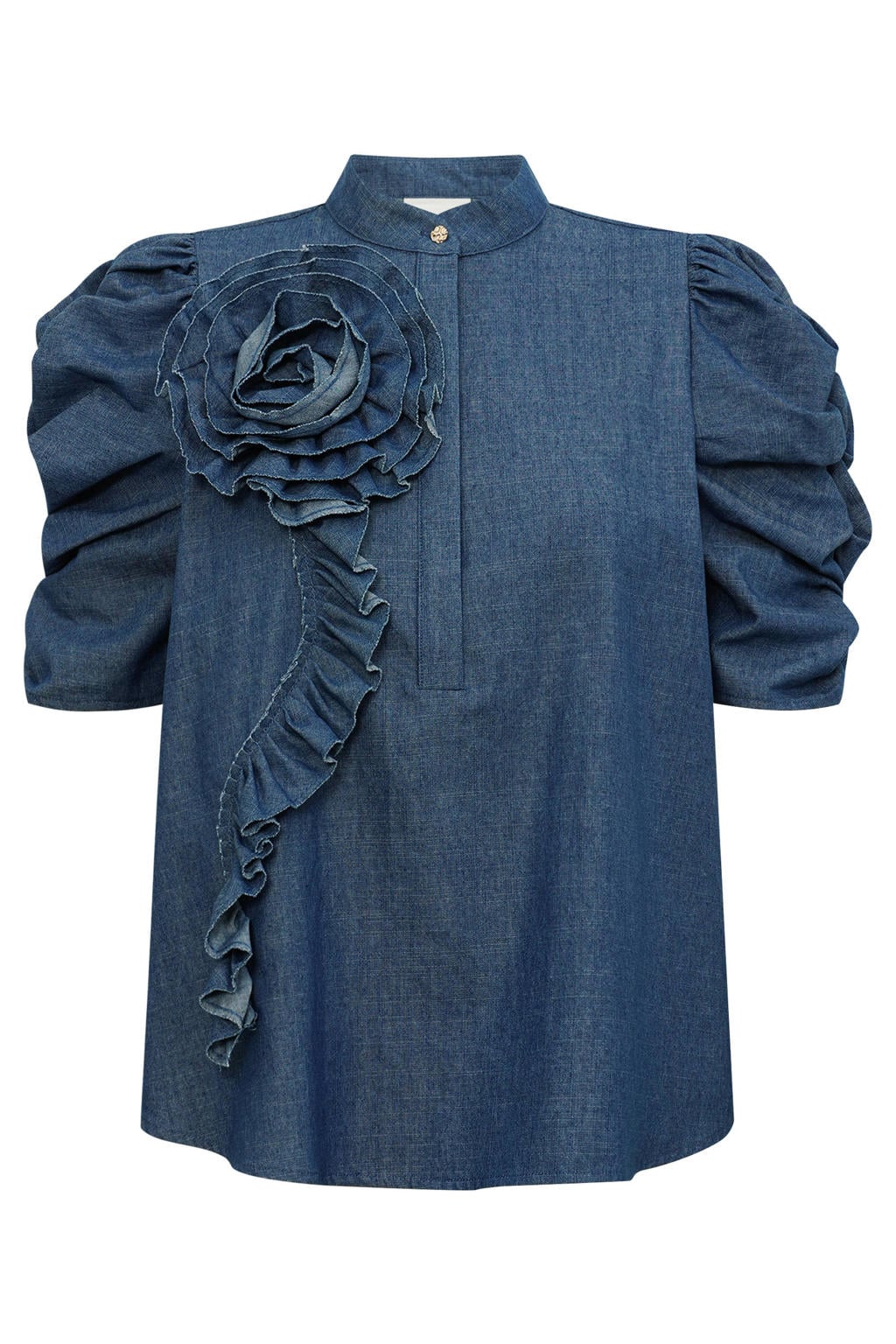 Gossia blouse - middelblauw
