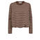 Gossia gestreept T-shirt - bruin