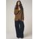 Gossia gestreepte blazer - bruin