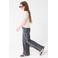 Shoeby wide leg jeans met strass-steentjes - zwart