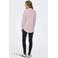 JDY rechtvallende gestreepte blouse - roze