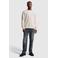 Cast Iron relaxed fit sweater met backprint - ecru