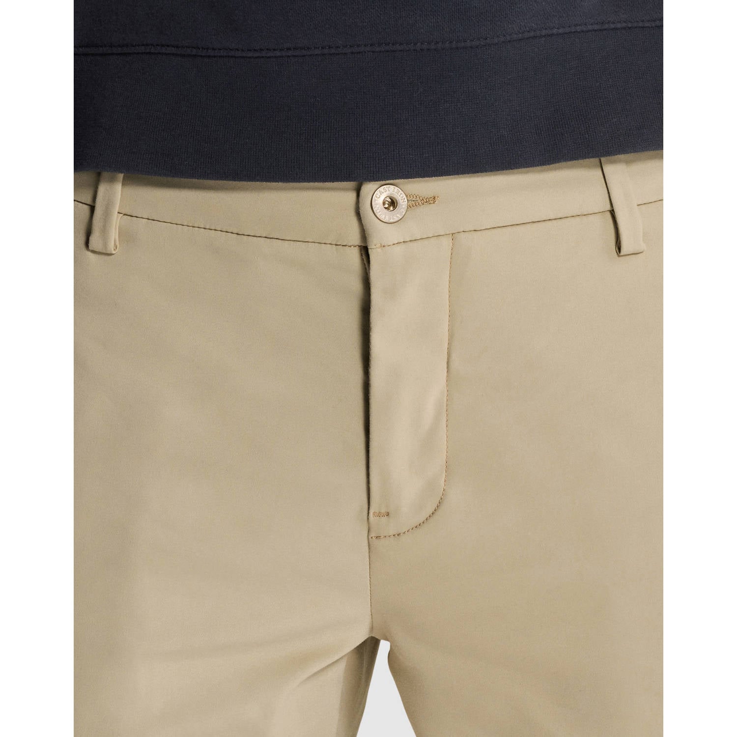 Cast Iron CYLAS tapered chino groen