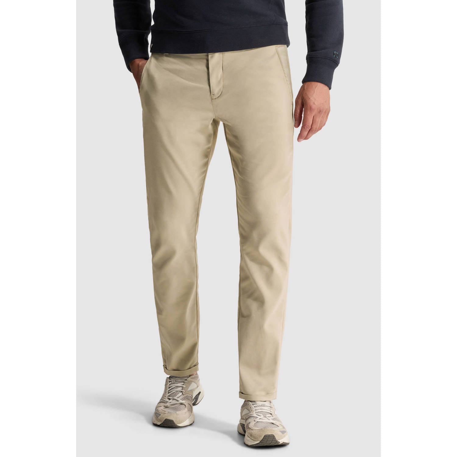 Cast Iron CYLAS tapered chino groen