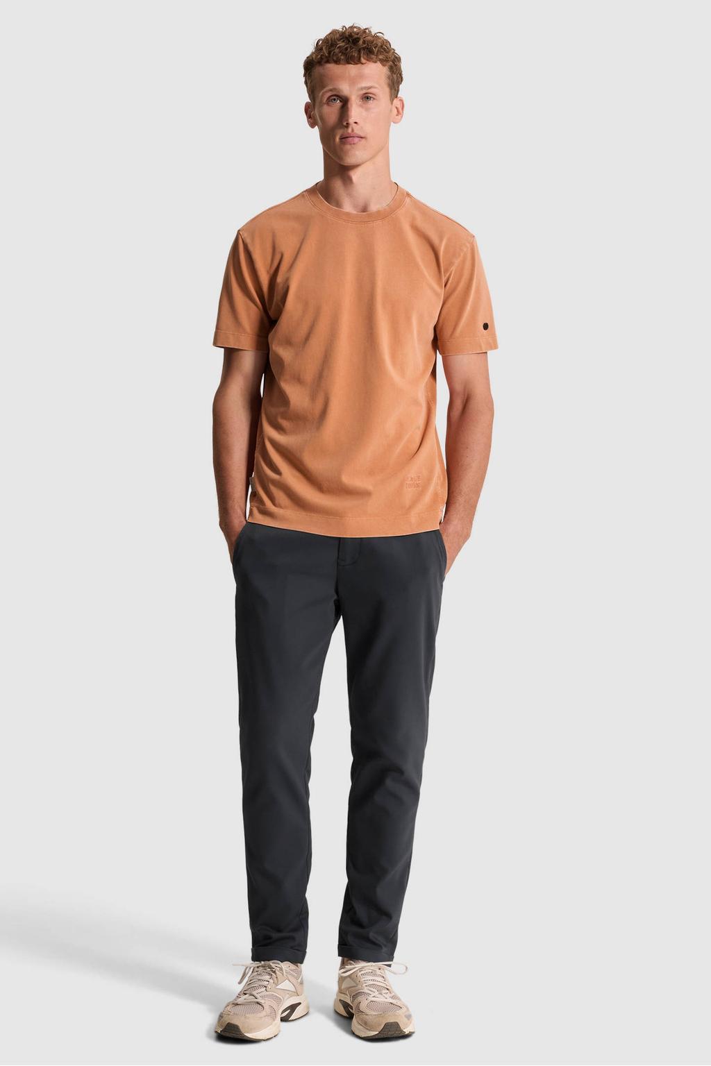 Cast Iron tapered chino - donkerblauw