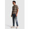 Cast Iron regular fit gestreept T-shirt - walnut