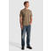 Cast Iron regular fit interlock T-shirt - walnut