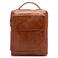 Manfield leren rugzak cognac