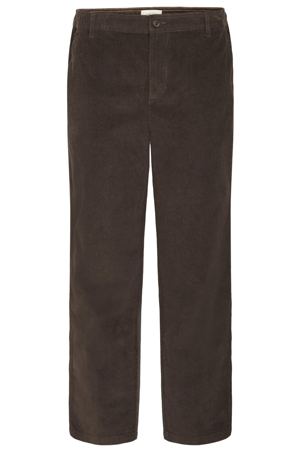 Blend corduroy relaxed fit casual broek - donkerbruin