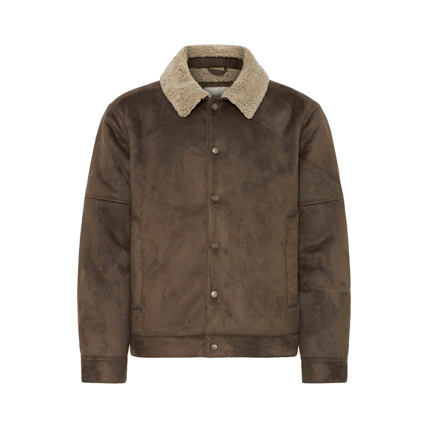 Blend suèdelook teddy lammy coat turkish coffee