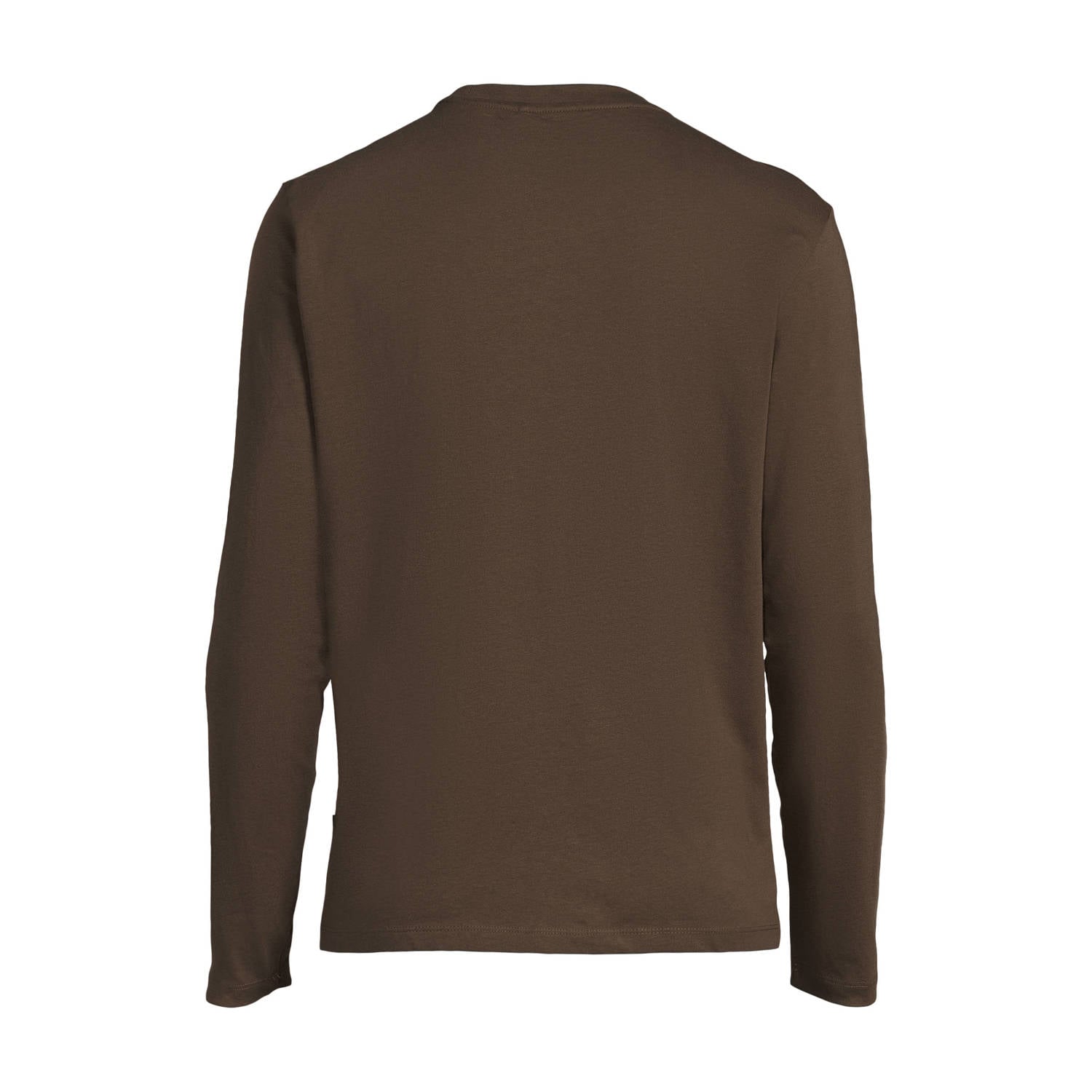 Blend regular fit longsleeve met print turkish coffee