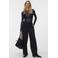 AWARE kanten top - donkerblauw