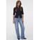 AWARE gebreid vest - donkerblauw