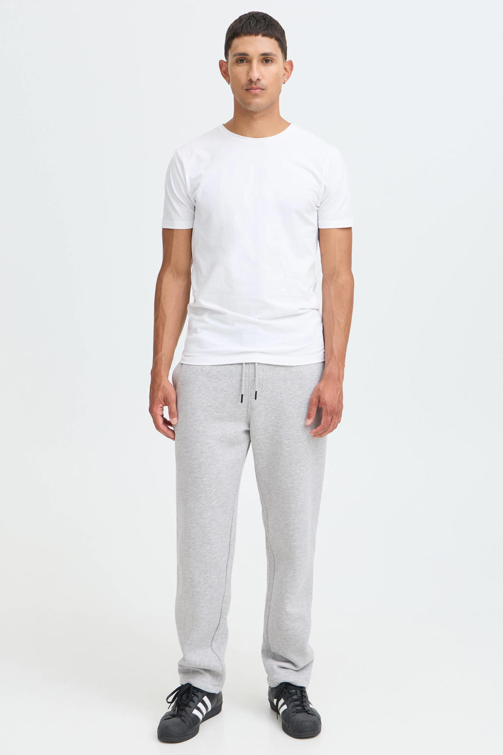 Blend straight leg joggingbroek - grijs