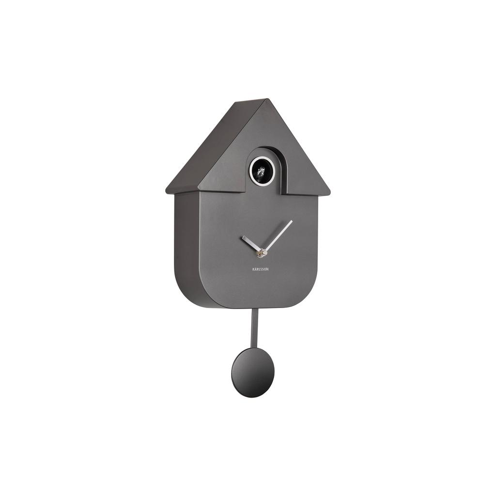 Karlsson koekoeksklok Modern Cuckoo Metallic