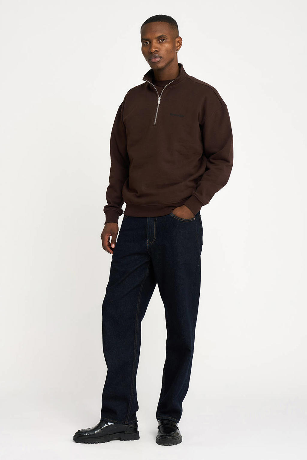 Resteröds relaxed fit sweater - bruin