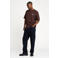 Resteröds relaxed fit T-shirt met backprint - bruin