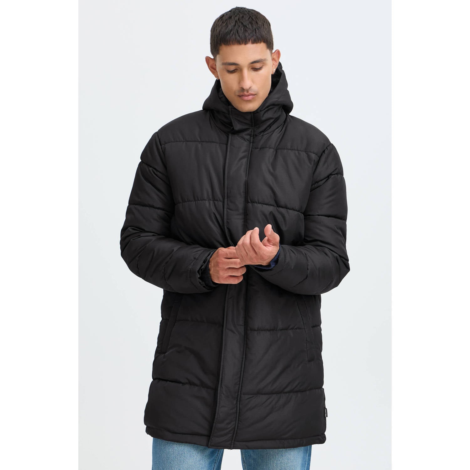 Blend quilted winterparka black beauty