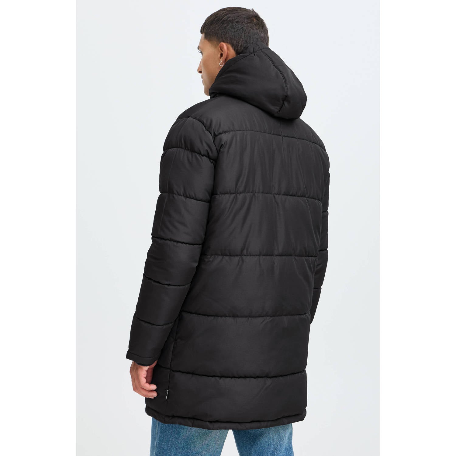 Blend quilted winterparka black beauty