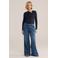 WE Fashion top - donkerblauw