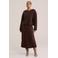 WE Fashion plissé midi rok - bruin