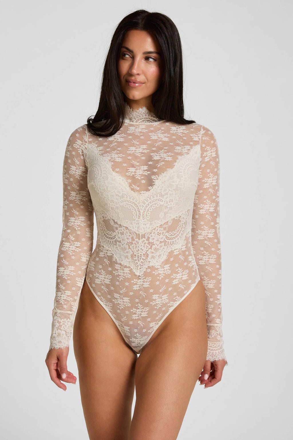 Hunkemöller Jude niet-voorgevormde stringbody - ecru
