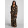 Hunkemöller pyjamatop - zwart/lichtbruin