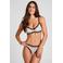 Hunkemöller Dolly string met stippen - wit/zwart