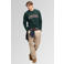 Superdry relaxed fit sweater met logo - groen