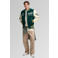 Superdry baseballjack - groen/oatmeal