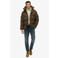 Superdry hooded 5 baffle sports puffer quilted gewatteerde winterjas - bruin