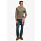 Superdry CLASSIC SLUB WAFFLE TOP regular fit longsleeve - olijfgroen