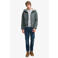 Superdry HOOD BORG TREKKER JKT teddy softshell jas - grijsgroen