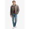 Superdry FUJI pied-de-poule quilted gewatteerde jas - bruin