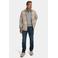 New Zealand Auckland regular fit geruit overshirt - tan sand