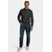 New Zealand Auckland katoenen regular fit gebreide trui - ranger green
