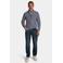 New Zealand Auckland katoenen gebreid vest - ink blue