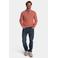 New Zealand Auckland katoenen regular fit gebreide trui - rusty orange