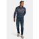 New Zealand Auckland regular fit gebreide noorse trui met print - blauw