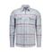 New Zealand Auckland regular fit geruit overshirt - lichtblauw