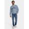 New Zealand Auckland regular fit sweater met print - soft ocean