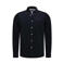 New Zealand Auckland regular fit corduroy overhemd - donkerblauw