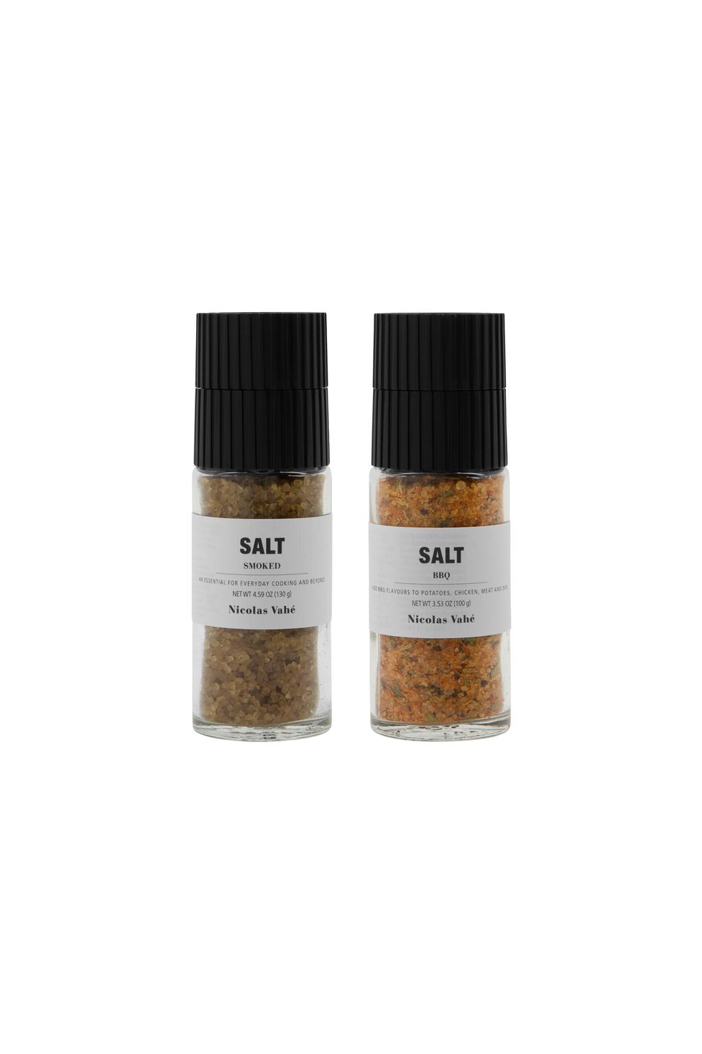 Nicolas Vahé geschenkset - zout, smoked + bbq (130|100 g)